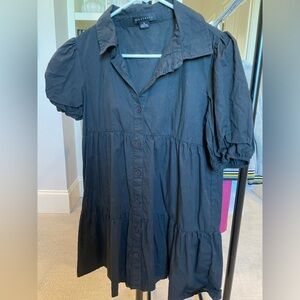 Sanctuary small black baby doll dress